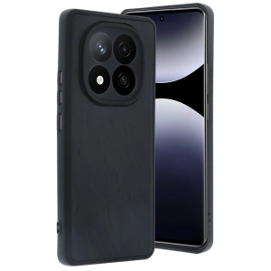 Xiaomi Redmi Note 14 Pro 5g Kılıf Aras Deri Kapak - Siyah