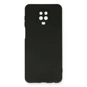 Xiaomi Redmi Note 9 Pro Kılıf Nano İçi Kadife Silikon - Siyah