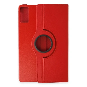 Xiaomi Redmi Pad Se Kılıf 360 Tablet Deri Kılıf - Kırmızı