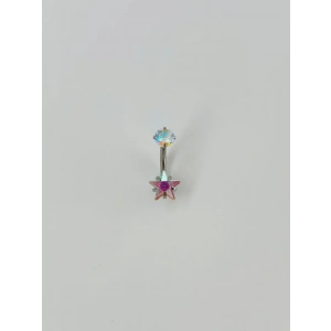 Yıldız Detaylı Göbek Piercing