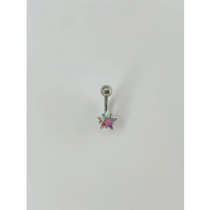 Yıldız Detaylı Göbek Piercing