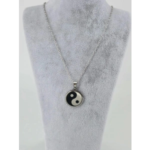 Yin-yang Çelik Erkek Kolye