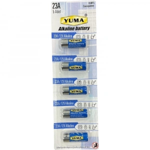 Yuma 23a Mn23 V23a V23ga 12 Volt Alkalin Pil 5’li Paket
