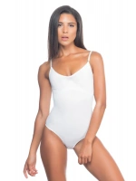 Beyaz Desenli Body Korse