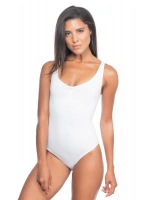 Beyaz Kalın Askılı Body Korse