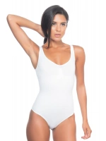 Beyaz Kalın Askılı Body Korse