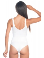 Beyaz Kalın Askılı Body Korse