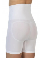 Önü Dantelli Yüksek Bel Boxer Korse - Beyaz - KLBN30562