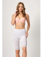 Soft Uzun Paça Dantelli Boxer - Beyaz - KLBN30429