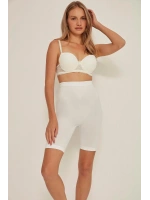 Soft Uzun Paçalı Boxer Korse - Beyaz - KLBN29442