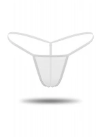 Kadın Tanga - Beyaz Transparan Tül String - KLBN00255
