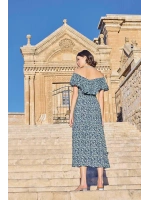 Çiçek Desenli Elbise - KLBN28966