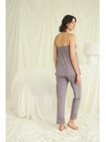 Dantelli Hamile Lohusa 3lü Pijama Takımı - KLBN29240