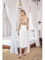 Dantelli ve Dekolteli Yırtmaçlı Gecelik - KLBN29203