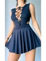 Etek Aparatlı Fantazi Body - KLBN24182