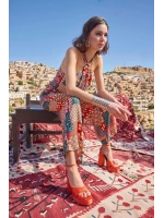 Etnik Desenli Saten Tulum - KLBN28971