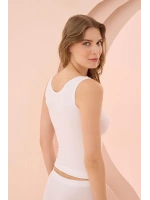 Geniş Askılı Ribana Atlet - Beyaz - KLBN25847