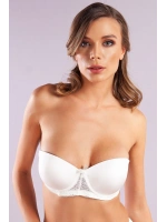 Golshan Gala Push-Up Strapless Bra, Ekru Konforlu ve Şık Sütyen, Strapless