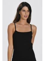 İp Askılı Ribana Atlet - Siyah - KLBN25845