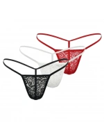 Kadın 3lü Dantelli G - String 0060