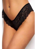 Kadın Siyah Dantelli Seksi Külot