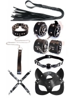 Leopar Desenli Fantezi Set
