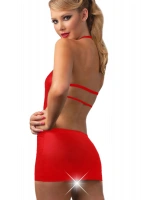 Liona Kırmızı Seksi Mini Elbise