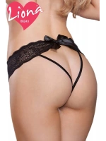 Liona Kurdeleli Siyah Bayan Seksi Külot