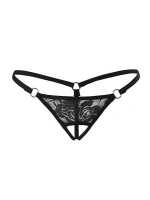 Kadın G-String - Siyah Dantelli Özel Bölgesi Açık - KLBN00017