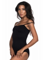 Soft İp Askılı Çıtçıtlı Body - Siyah - KLBN29283