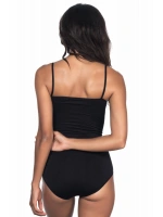 Soft İp Askılı Çıtçıtlı Body - Siyah - KLBN29283