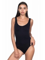Soft Kalın Askıllı Çıtçıtlı Body - Siyah - KLBN29286