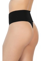 Seamless Çift Renk String Korse - Siyah - KLBN30801