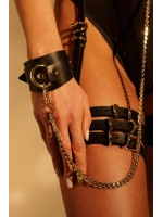 Zincir Aksesuarlı Fantazi Vücut Harness - Siyah - KLBN25621