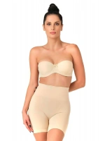 Düşük Bel Double Pantalon Korse - Ten - KLBN29331