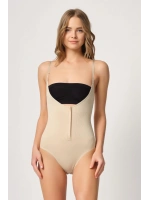 Ten Göğsü Açık Agraflı Body Korse