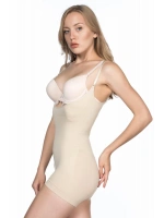 Göğsü Açık Kısa Paça Boy Korse - Ten - KLBN29856