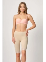 Soft Uzun Paça Dantelli Boxer - Ten - KLBN30428