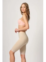 Soft Uzun Paça Dantelli Boxer - Ten - KLBN30428
