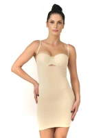 Göğsü Açık Elbise Korse - Ten - KLBN29579