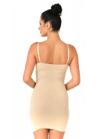 Göğsü Açık Elbise Korse - Ten - KLBN29579