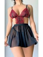 Tül Mini Fantazi Babydoll Takım - KLBN22936