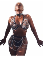 Zincir Detaylı Fantezi Harness Aksesuar