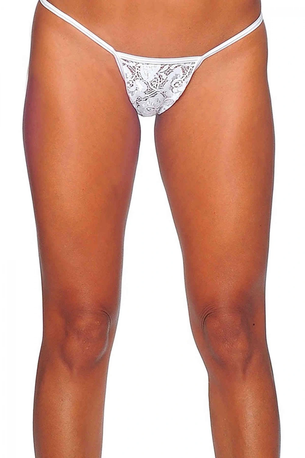 Beyaz Dantelli Tanga Modeli - Kadın - KLBN00027
