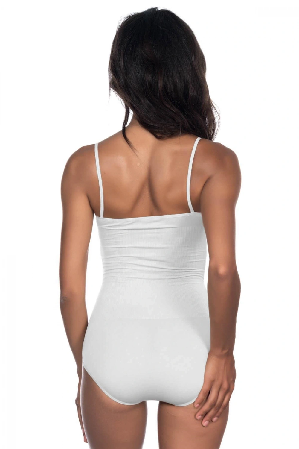 Soft İp Askılı Çıtçıtlı Body - Beyaz - KLBN29284