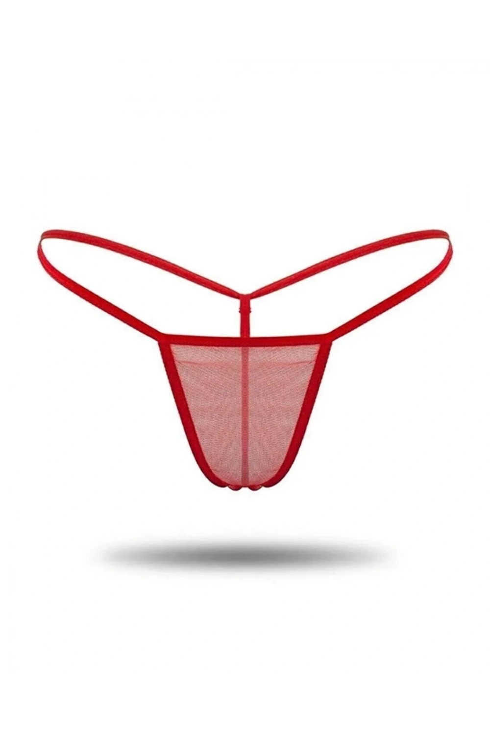Kadın 3lü Transparan Tül String 1304