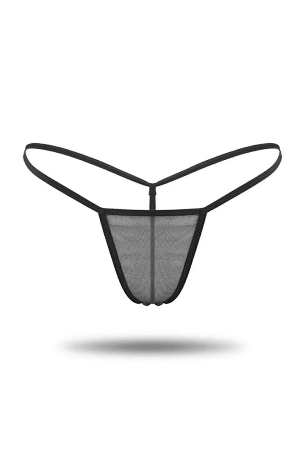 Kadın 3lü Transparan Tül String 1304