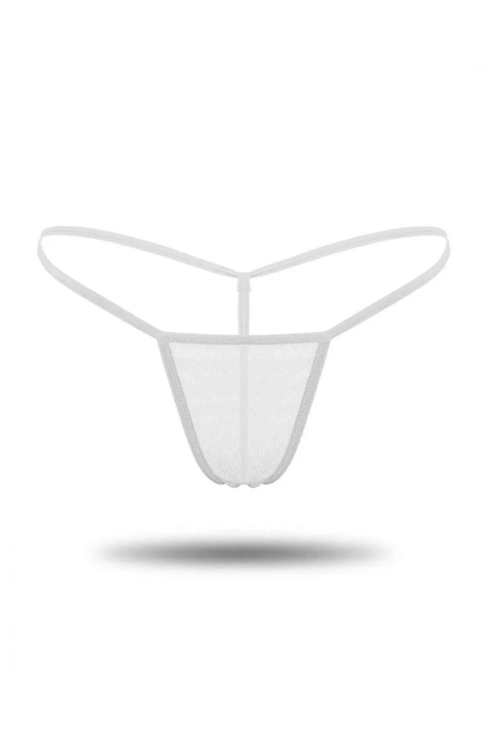 Kadın 3lü Transparan Tül String 1304