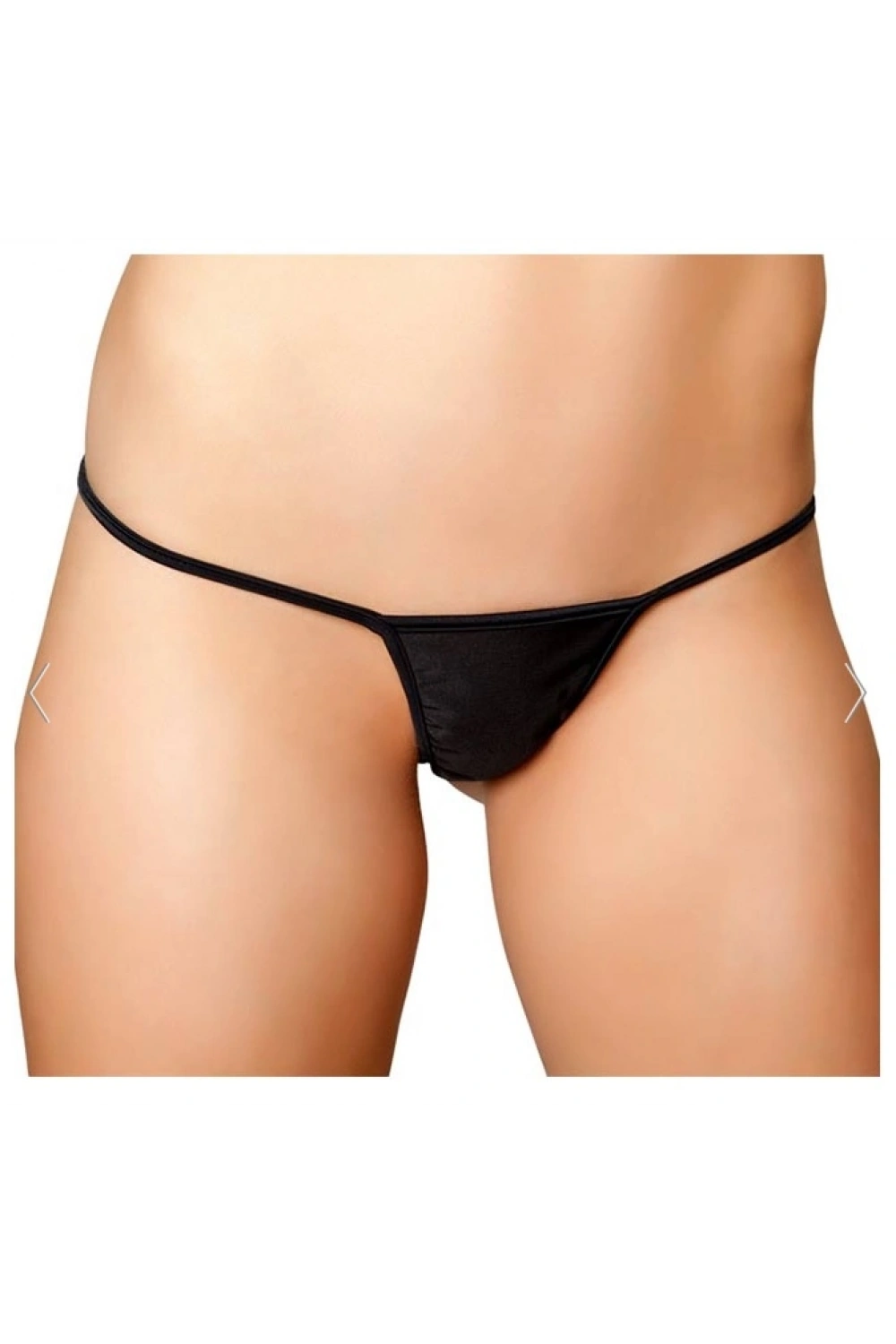 KLBN Fantezi Siyah Lame String Tanga 1288