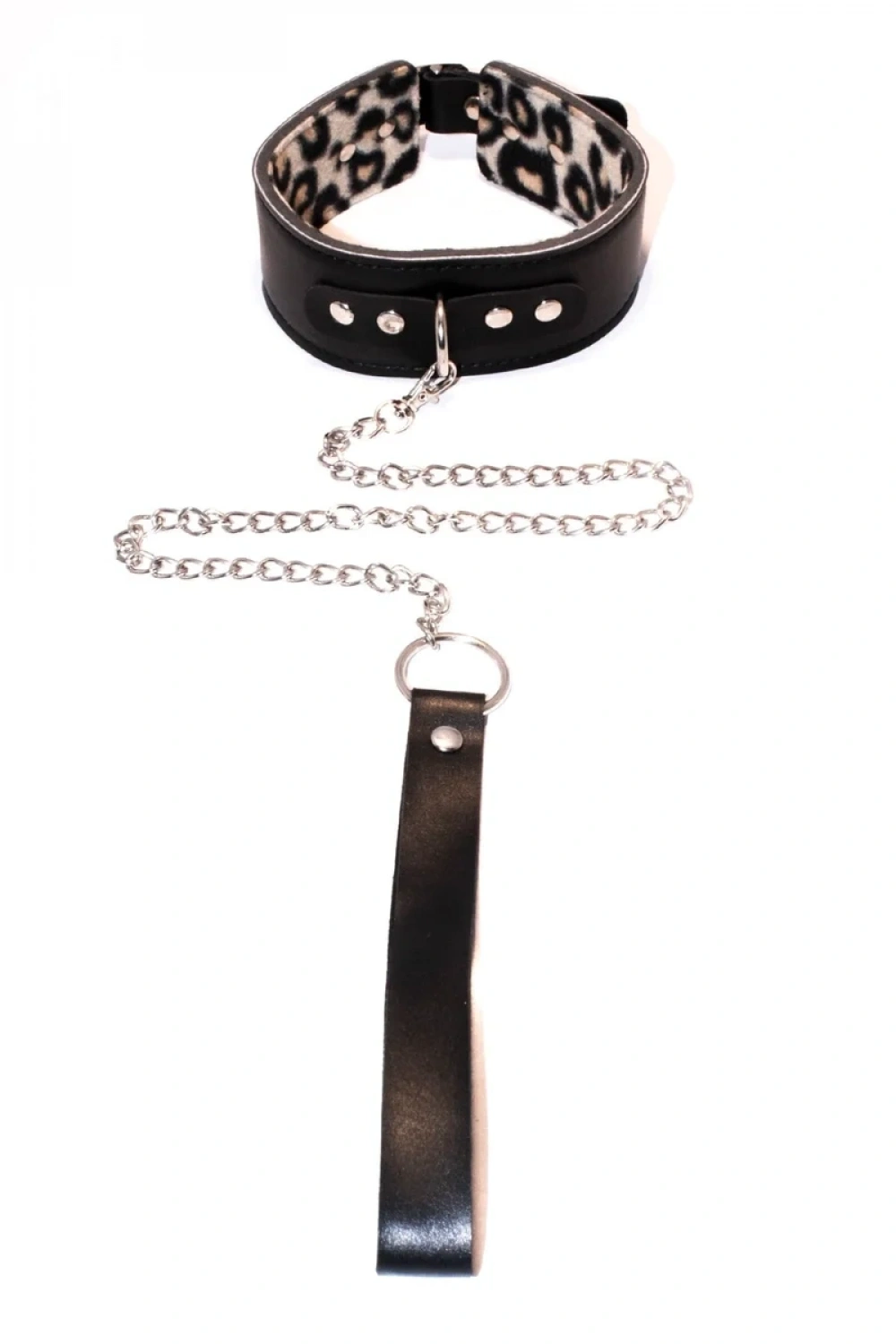 Leopar Desenli Fantezi Set